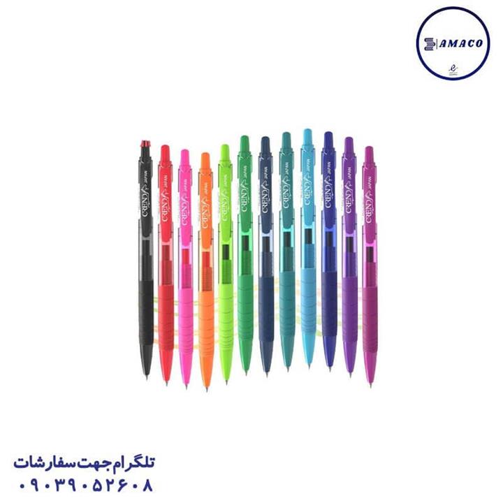 خودکار ژله ای سبز آبی آندیا مدل کرند